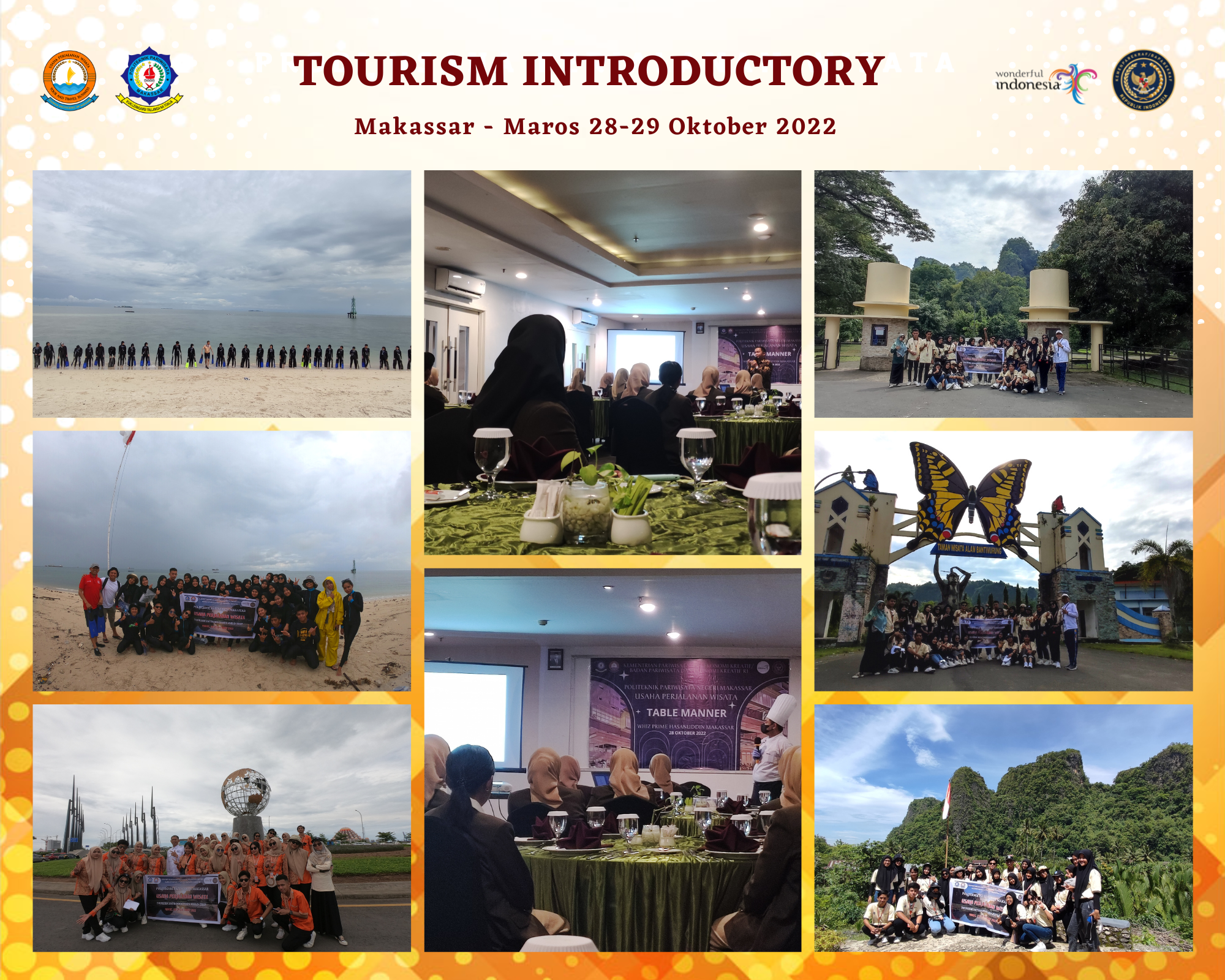 TOURISM INTRODUCTORY FIELD TRIP