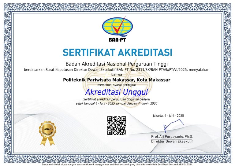 sertifikat aipt poltekpar